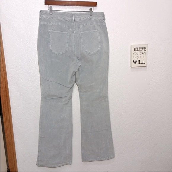 We The Free CRVY Foxy Velvet Pants, Silver, Size 34, EUC! - Picture 3 of 7